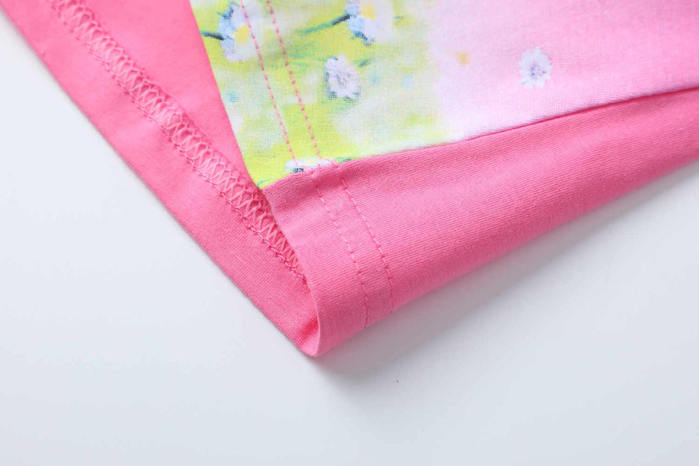 Dívčí tílko s jednorožcem Kugo BC2392 světle růžové